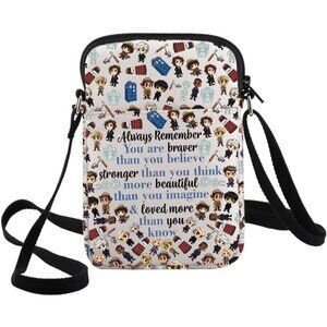 Doctor Who Police Box Crossbody Bag - Durable Canvas, Vivid 3D Design, Spacious